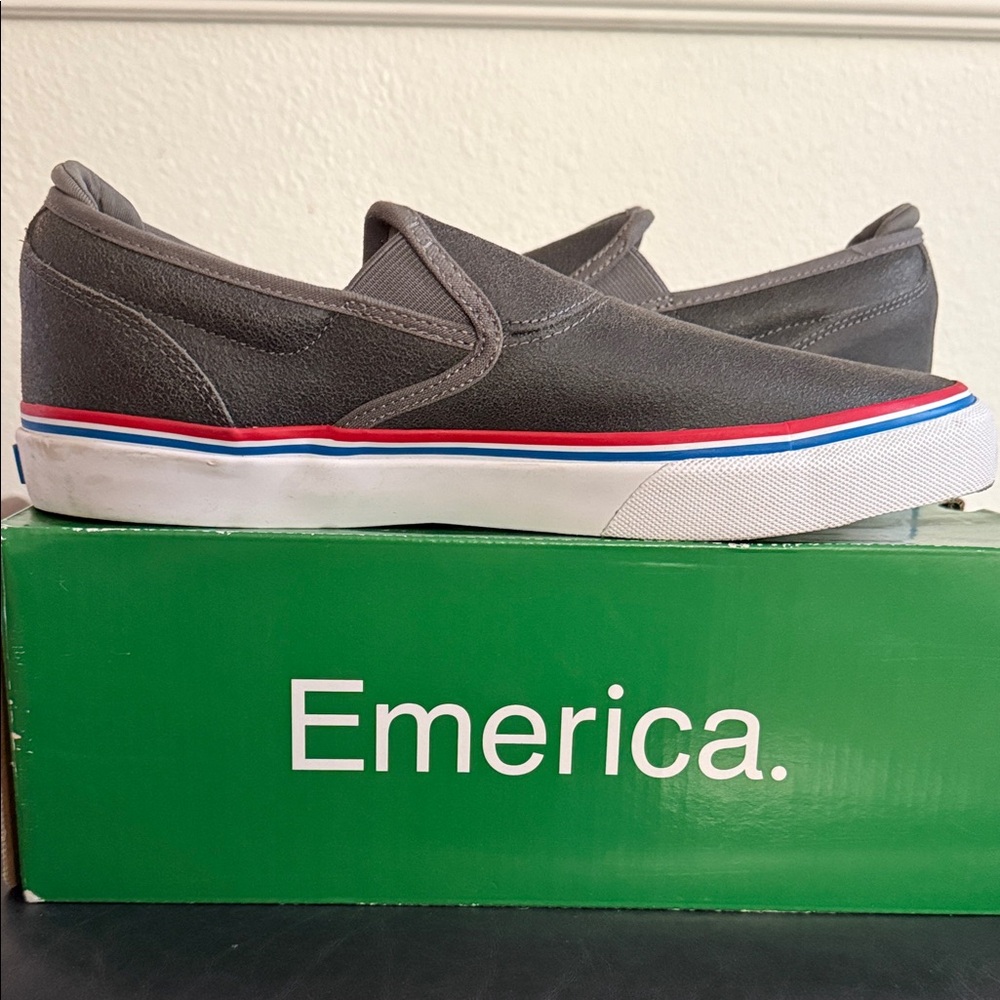 Emerica WINO G6 Charcoal Slip-On X BILTWELL